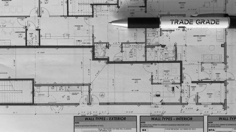 trade grade painting blueprints and pen web